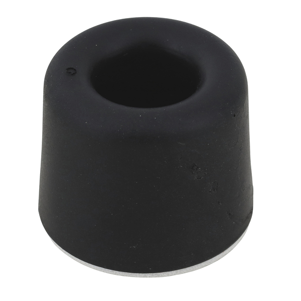 Batedor para Porta Hibrido Autoadesivo Borracha Preto