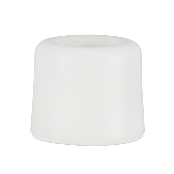 Batedor para Porta Híbrido Parafusar Borracha Branco