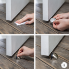 Batedor para Porta HIbrido Parafusar Zinco Cinza Inspire