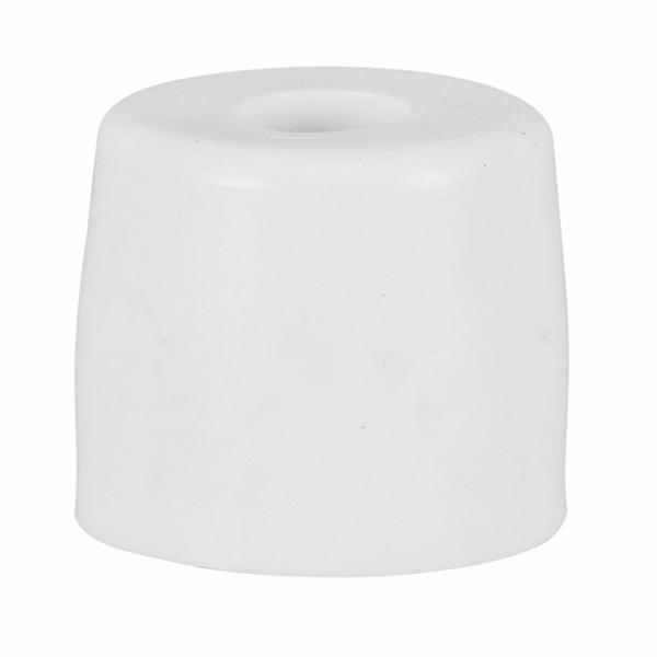 Batedor para Porta Parafusar PVC Branco 1 peça