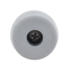 Batedor para Porta Parafusar PVC Cinza 1 peça