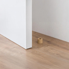 Batedor para Porta Parafusar PVC Marrom 2 peças