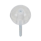 Batedor para Porta Parafusar PVC Transparente 1 peça