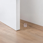 Batedor para Porta Parafusar PVC Transparente 2 peças