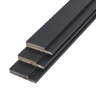 Batente de Madeira MDF Naval Preto 215x14x2,7cm Artens