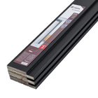 Batente de Madeira MDF Naval Preto 215x14x2,7cm Artens