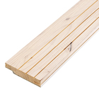 Batente para guarnição regulável de Madeira Pinus Lacca Branco 211x17x3,5cm Ipumirim