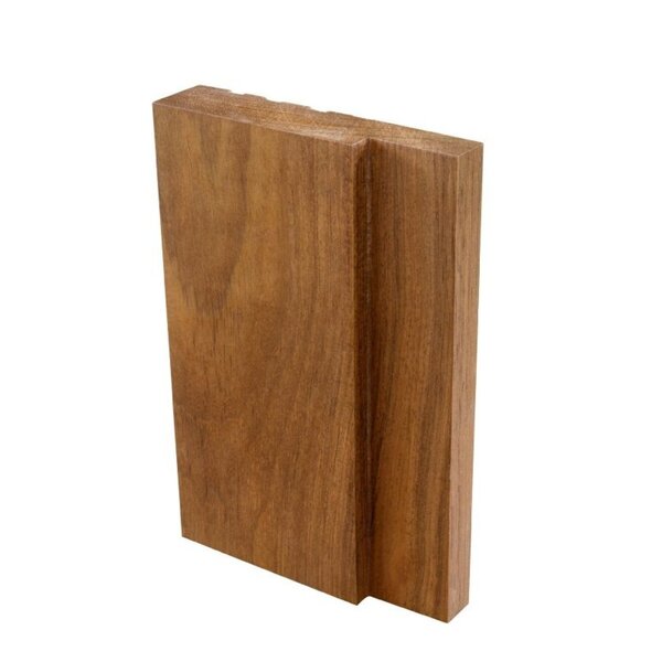 Batente Tauari Com Rebaixo 215x14x3,5cm Mapaf Marrom Claro