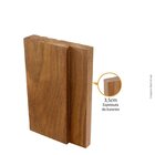 Batente Tauari Com Rebaixo 215x22x3,5cm Mapaf Marrom Claro
