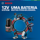 Bateria 19" para Furadeira e Esmerilhadeira GBA 12V 2Ah Bosch