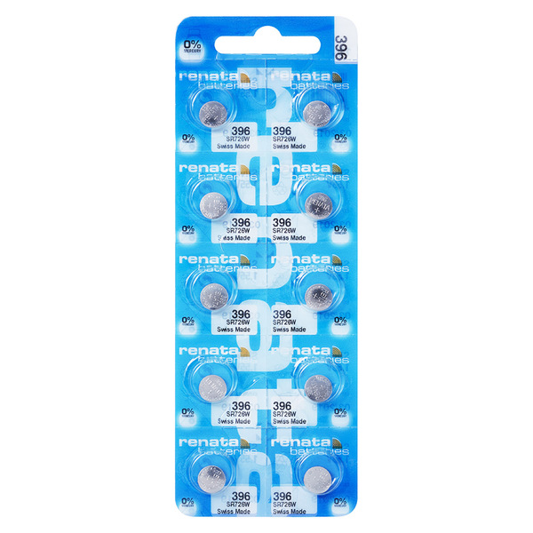 Bateria 396, Relógio 1.55v Renata Sr726w Original 10 Unid.