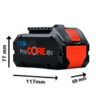 Bateria Bosch ProCORE 18V 8Ah LI-ION