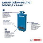Bateria Bosch Recarregável 3,7V 10Ah Íons de Lítio