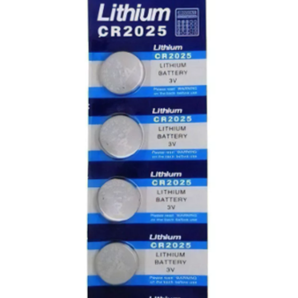 Bateria De Lítio 3v Cartela Com 5 Peças Cr2025