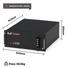 Bateria De Lítio Ztroon 48v 150ah 7,2kwh (zts48150s)