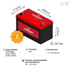 Bateria Estacionária Heliar Freedom Df2000 (115ah/105ah)