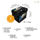 Bateria Estacionária Moura 12v 50ah - 12mn700