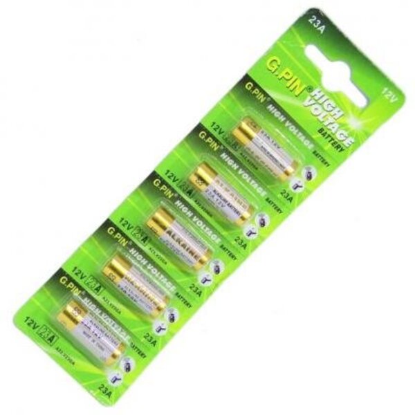 Bateria Pilha 23a 12v Cartela 5 Peças Alcalina Alarme Portão