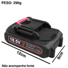 Bateria Recarregável 18,5v 2000mah 37wh Parafusadeira Serra