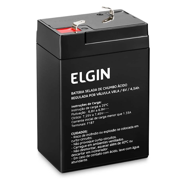 Bateria Selada De Chumbo Vrla 6v 4.5ah Moto Eletrica/balanca-