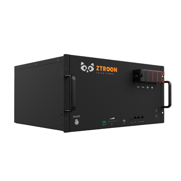 Bateria Solar Lítio 7,2kwh Ztroon 150ah 48v/6000 Ciclos