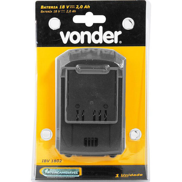 Bateria Vonder 18v 2,0ah Para Linha Intercambiavel