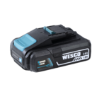 Bateria Wesco WS9805 18V 2Ah Íons de Lítio com Entrada Tipo-C