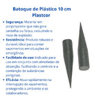 Batoque Antifaiscante Plástico 10cm Anti Explosão Plastcor