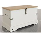 Baú 80x45,5cm Smile  Creme/carvalho