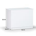 Baú Amanda Branco 195 Ajl Móveis