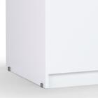 Baú Amanda Branco 195 Ajl Móveis