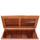 Baú Banco 1m Madeira Maciça Natural