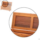 Baú Banco 1m Madeira Maciça Natural