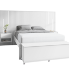 Baú Banco Luca Branco - Casa D Móveis