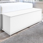 Baú Banco Luca Branco - Casa D Móveis