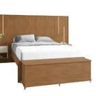 Baú Banco Mdf/mdp Com Rodízios Luca Cedro