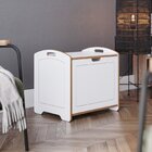 Baú Bartô Para Quarto Em Mdf - Móveis Para Casa Branco