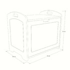 Baú Bartô Para Quarto Em Mdf - Móveis Para Casa Branco