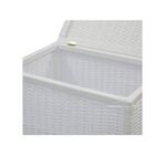 Baú Branco Organizador Roupas Sujas Fibra Sintetico