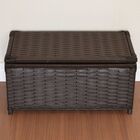 Baú Brinquedo Cesto Roupa Fibra Sintética 60x30x30 Argila - M