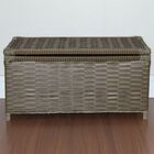 Baú Brinquedo Cesto Roupa Fibra Sintética 60x30x30 Capuccino