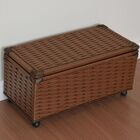 Baú Brinquedo Cesto Roupa Fibra Sintética C/rodinha 60x30x30