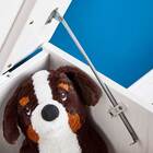 Baú Brinquedos Organizador Madeira Maciça Hannah - Branco