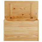 Baú Brinquedos Organizador Madeira Maciça Hannah - Natural