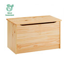 Baú Brinquedos Organizador Madeira Maciça Hannah - Natural