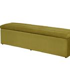 Baú Calçadeira Recamier Helena Casal 138cm B3 Moveis Amarelo