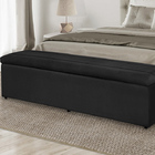 Baú Calçadeira Recamier Helena De Casal King 193cm B3 Moveis