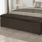 Baú Calçadeira Recamier Helena De Casal King 193cm B3 Moveis