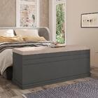 Baú Com Capitone Palermo Grafite