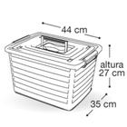 Bau Container Caixa Organizador Infantil De Brinquedos, Roupa